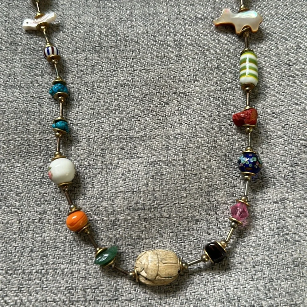Vintage charm necklace